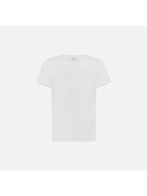 T-shirt in jersey con logo ricamato ELISABETTA FRANCHI | MA71G61E2/270